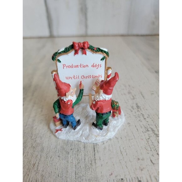 Production days until Xmas elf sign Village accessory - Picture 1 of 8